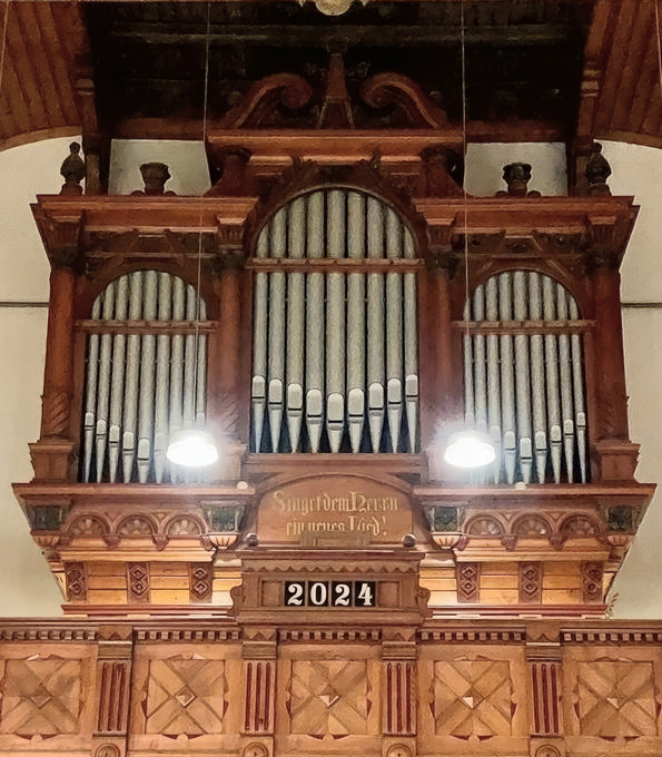 Eule-Orgel (1901) in der St.-Georgen-Kirche Waldkirchen (Sachsen)