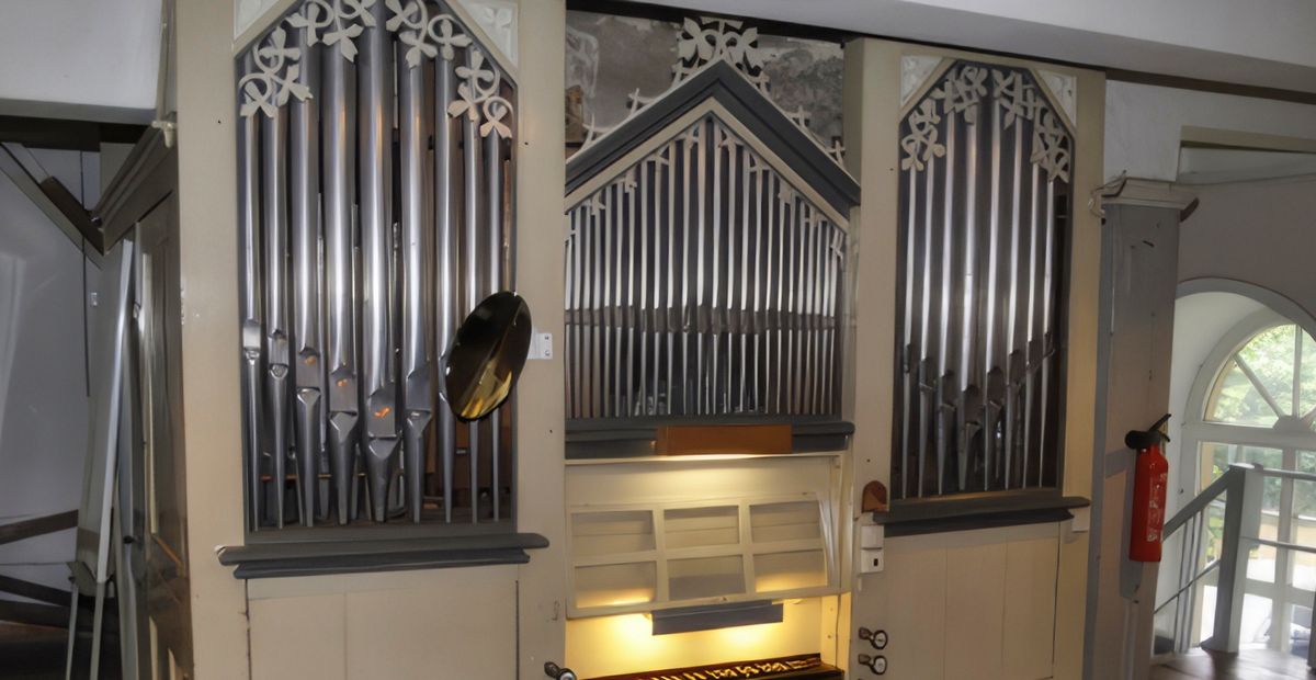 Schaper-Orgel (1862) in der St. Paulskirche Baddeckenstedt (Niedersachsen)