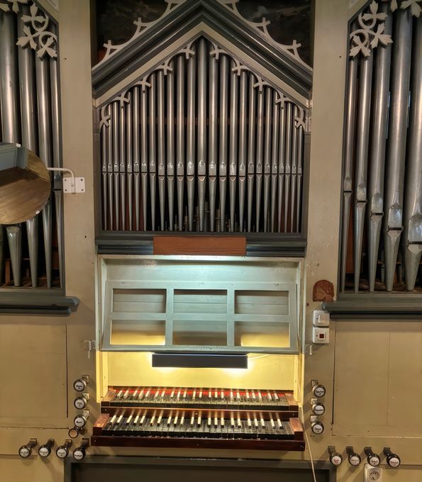 Schaper-Orgel (1862) in der St. Paulskirche Baddeckenstedt (Niedersachsen)
