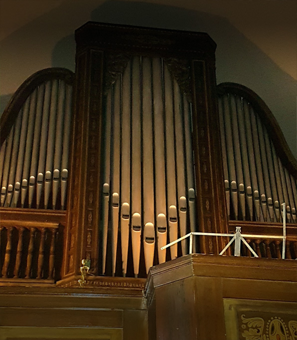 Dinse-Orgel (1911) in der Kirche zum Vaterhaus (Berlin)