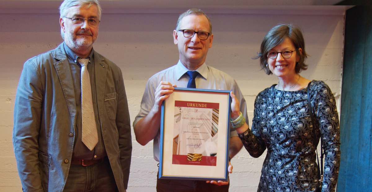 v.l.n.r.: Michael Schulz, Matthias Hirsch, Catharina Hasenclever