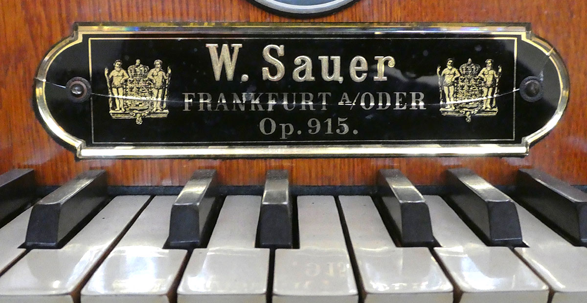 Sauer-Orgel in der Stadtkirche Gronau