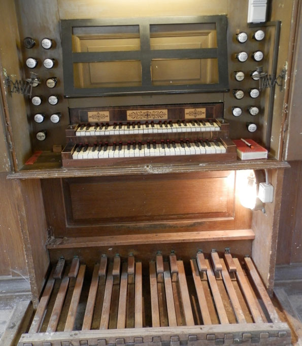 Böhme-Orgel von 1842 in Schönburg