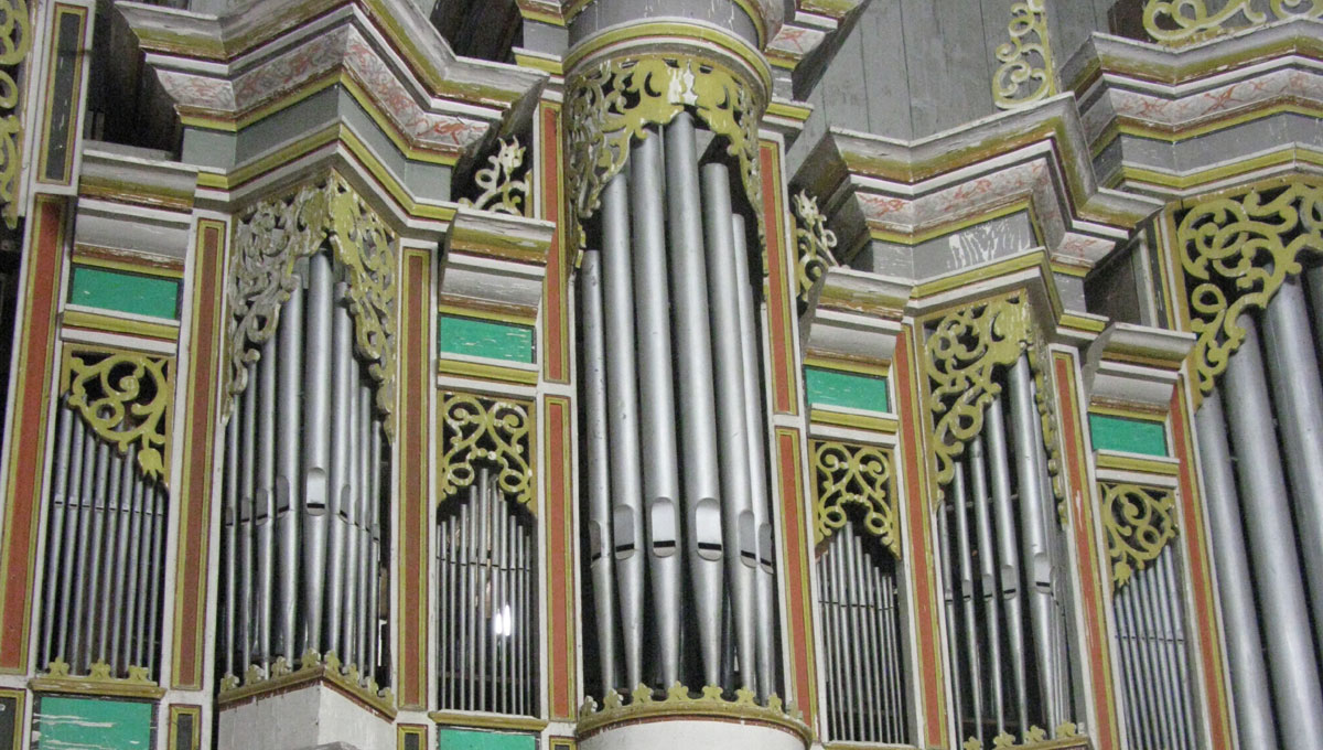 Orgel in der Stadtkirche St. Servator (Schlotheim)