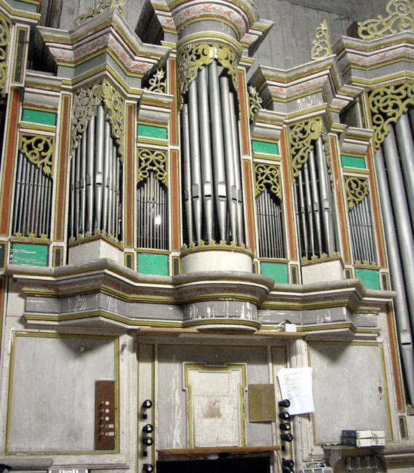 Orgel in der Stadtkirche St. Servator (Schlotheim)