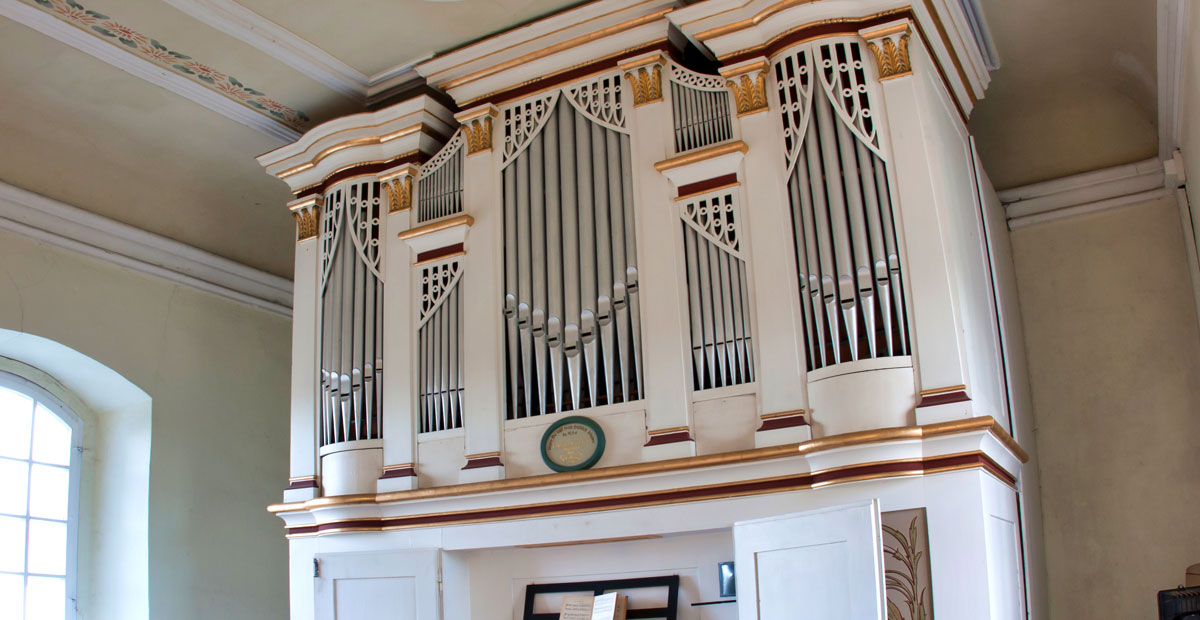Opitz-Orgel von 1857 in der Dorfkirche Jonaswalde