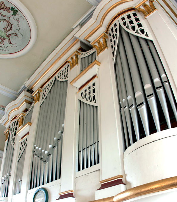 Opitz-Orgel von 1857 in der Dorfkirche Jonaswalde