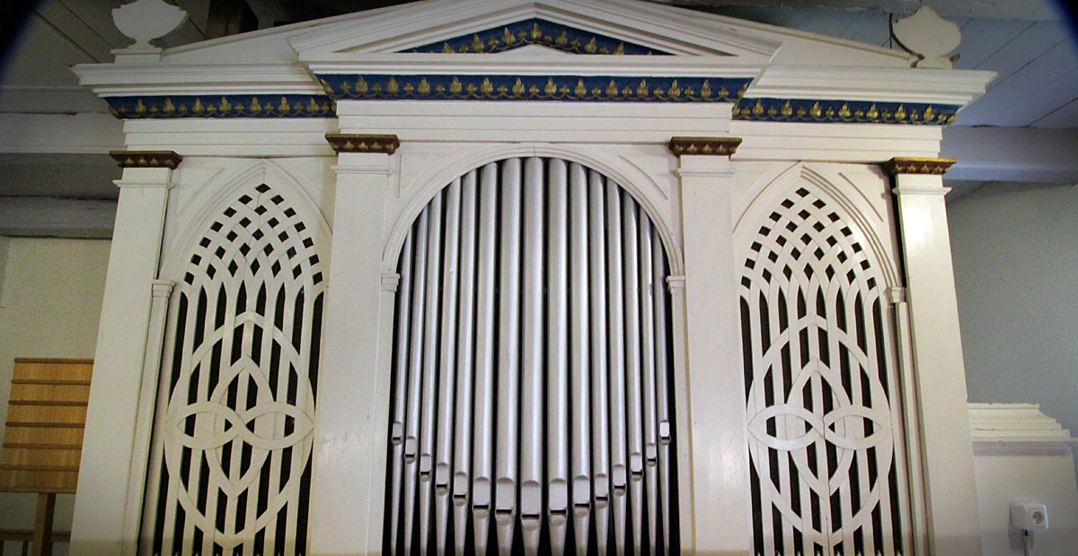 Turley-Orgel von 1824 in der Dorfkirche Frankenfelde