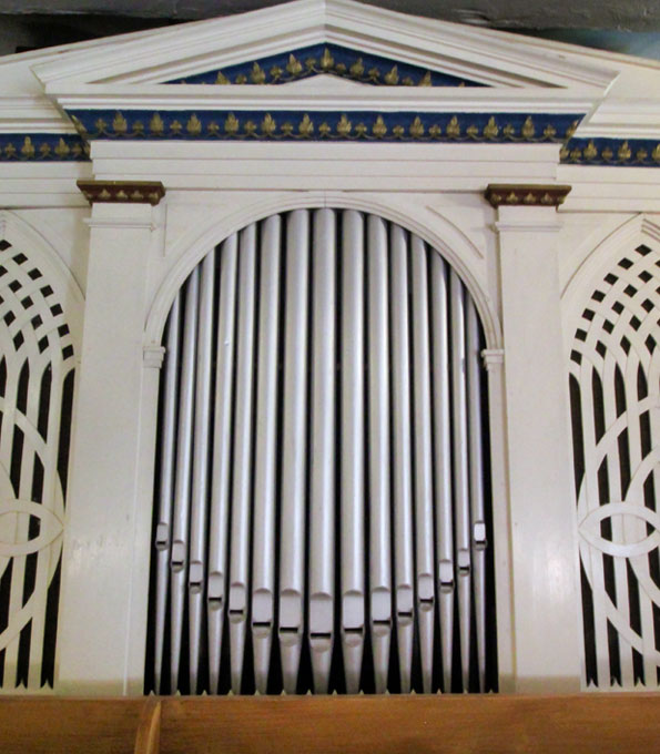 Turley-Orgel von 1824 in der Dorfkirche Frankenfelde