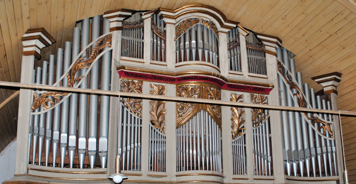 Gerhardt-Orgel von 1820 in St. Peter und Paul zu Großobringen (Thüringen)
