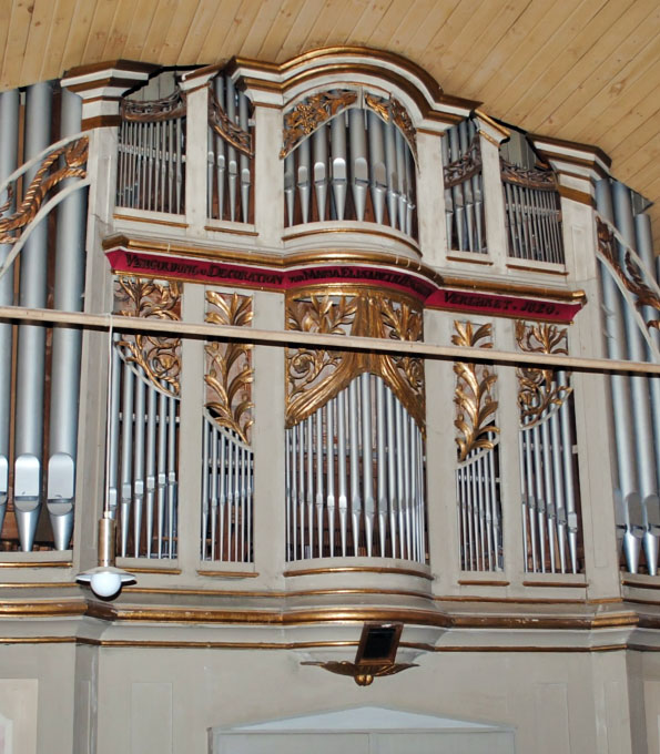 Gerhardt-Orgel von 1820 in St. Peter und Paul zu Großobringen (Thüringen)