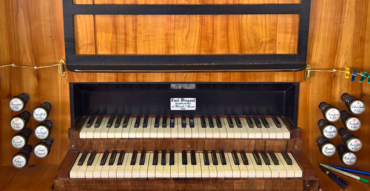 Wiegand-Orgel von 1863 in der Maria-Magdalenen-Kirche Lauterbach