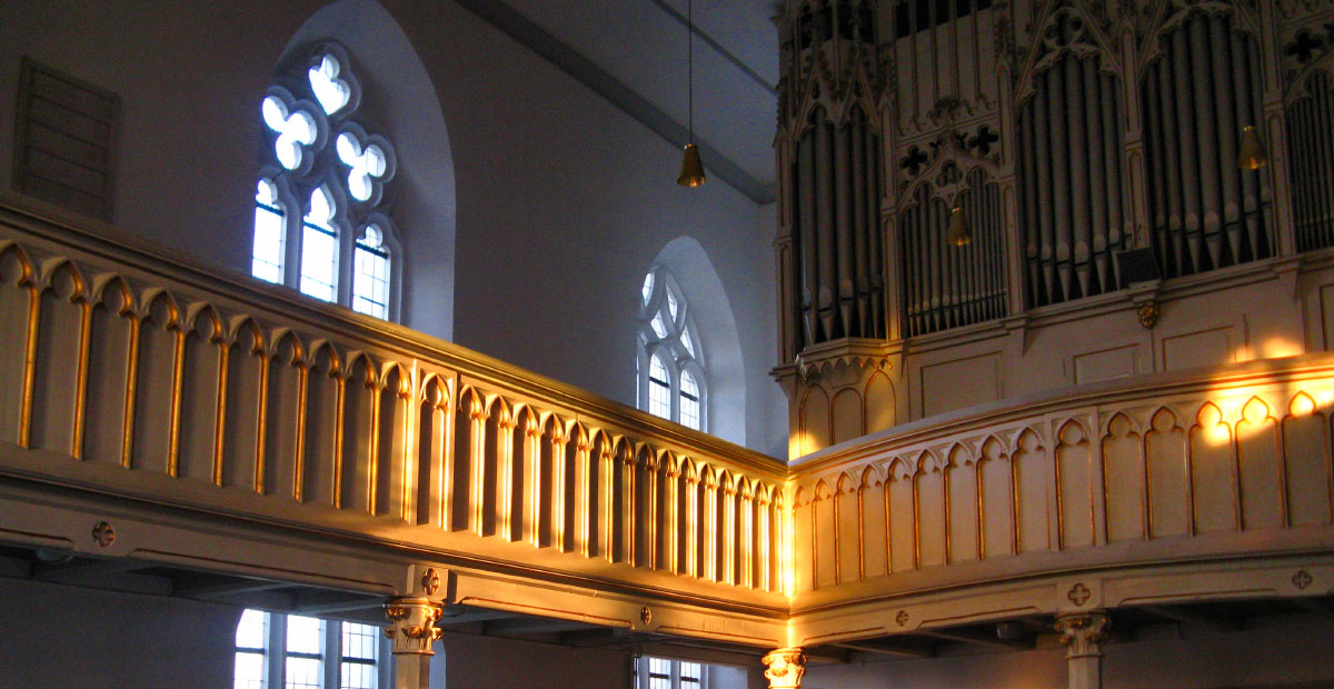 Opitz-Orgel von 1878 in der Christuskirche Rositz (Thüringen)