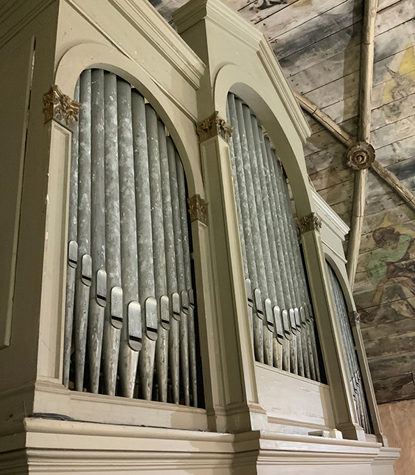 Voigt-Orgel von 1885 in der Dorfkirche Berge/Altmark