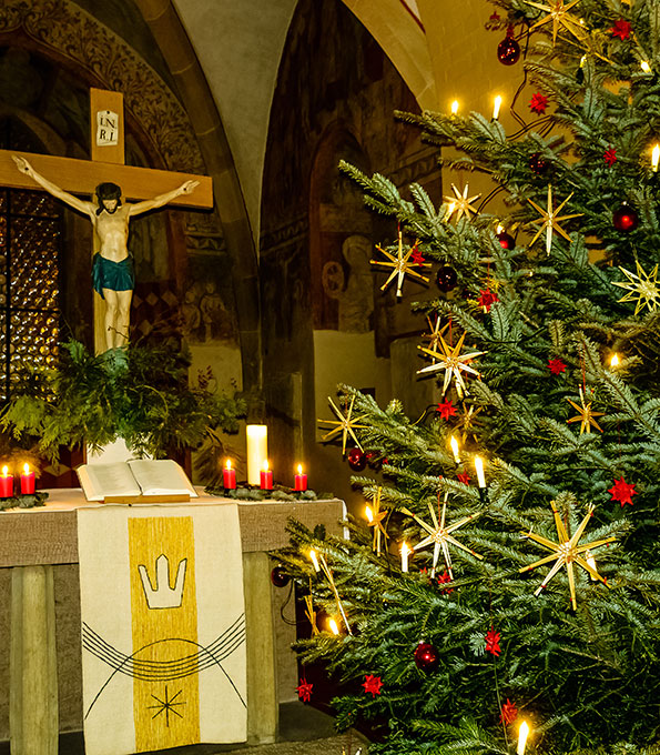 Christmesse in der Peter-und-Paul-Kirche Oberderdingen (Baden-Württemberg)