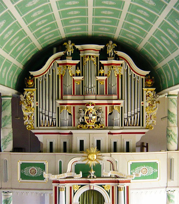 Nordheim-Orgel von 1804 in St. Laurentius Oechsen (Thüringen)