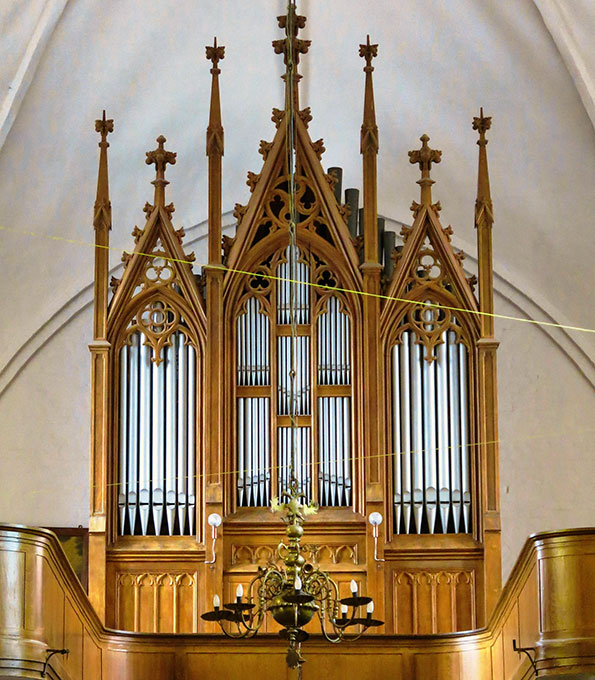 Winzer-Orgel (1861) in St. Pauls zu Schwaan (Mecklenburg-Vorpommern)