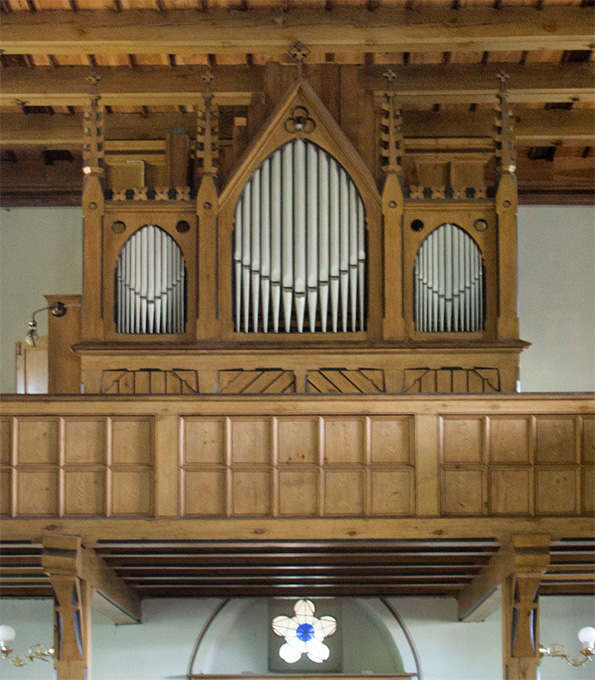 Remler-Orgel von 1887 in der Dorfkirche Parstein (Brandenburg)