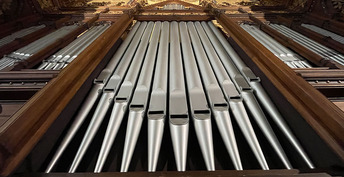 Sauer-Orgel von 1894 in der Lutehrkiche Apolda (Thüringen)
