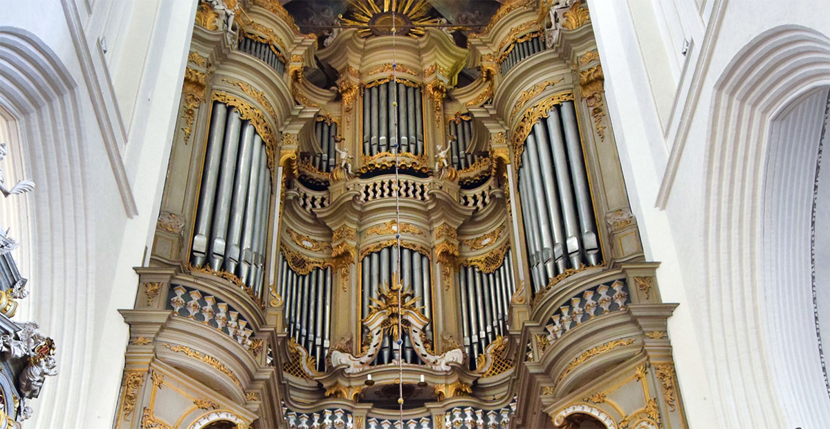 Orgel in der Marienkirche in Rostock