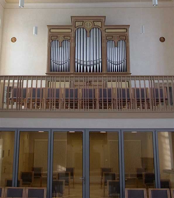 Jahn-Orgel von 1874 in der Dorfkirche Sora (Sachsen)