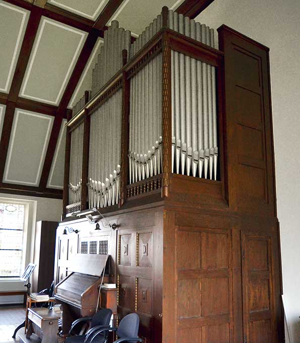 Eule-Orgel von 1911 in der Kreuzkirche Chemnitz-Klaffenbach