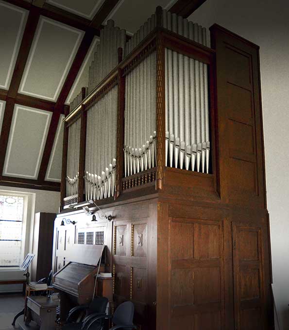 Eule-Orgel (1911) in der Kreuzkirche Chemnitz-Klaffenbach