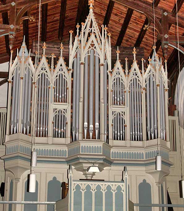 Böttcher/Troch-Orgel von 1878 in St. Marien Haldensleben (Evangelische Kirche in Mitteldeutschland)