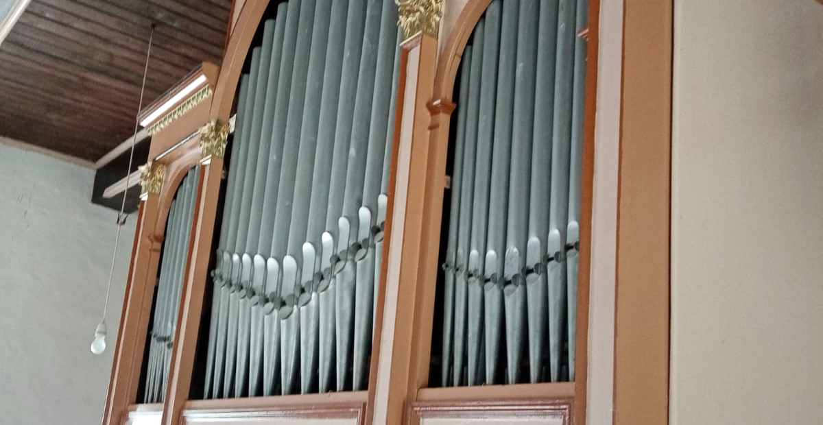 Voigt-Orgel (1882) in der Dorfkirche Rochau (Sachsen-Anhalt)