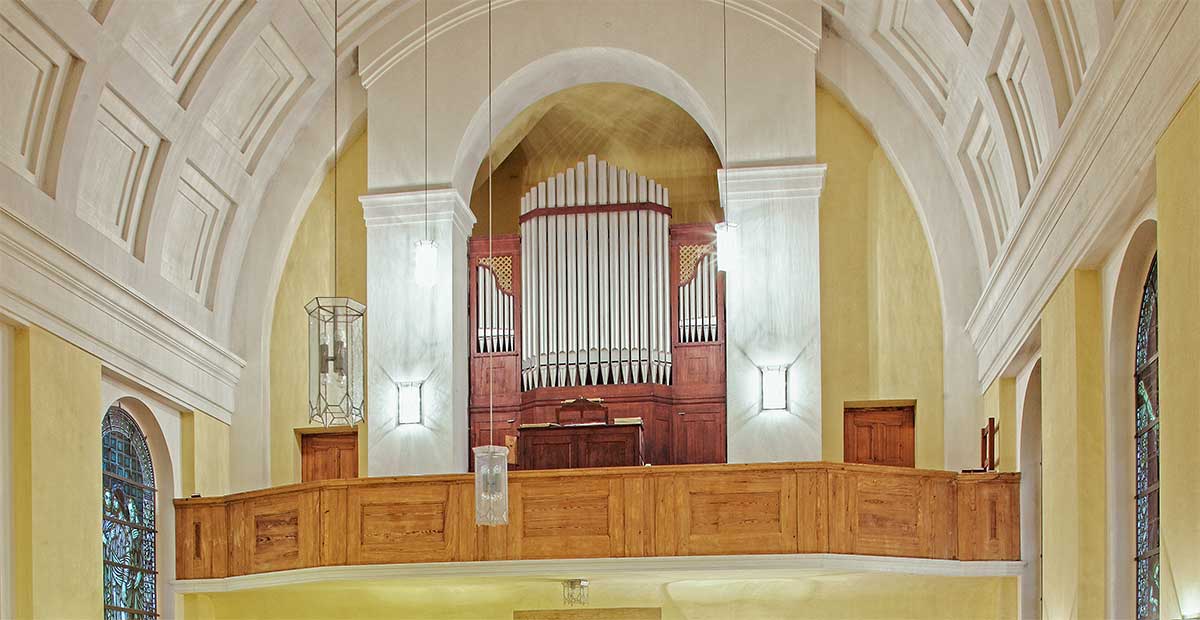 Steinmeyer-Orgel von 1914 in der Johanneskirche Maikammer (Rheinland-Pfalz)