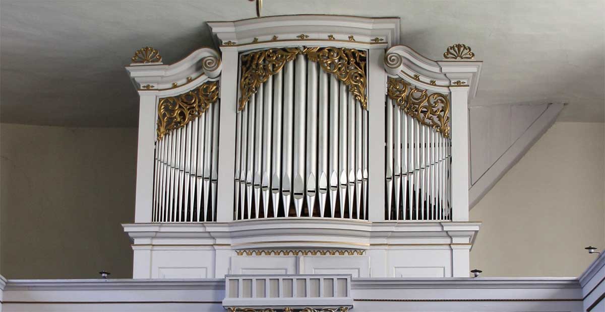Schlegel-Orgel von 1818 in St. Katharina zu Bucha (Thüringen)