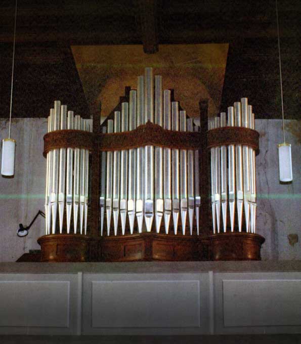 Rühlmann-Orgel (1902) in der Kreuzkirche St. Nikolai zu Pegau-Kitzen (Sachsen)
