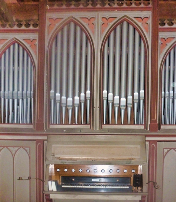 Mehmel-Orgel (1882) in der Dorfkirche Trantow (Mecklenburg-Vorpommern)