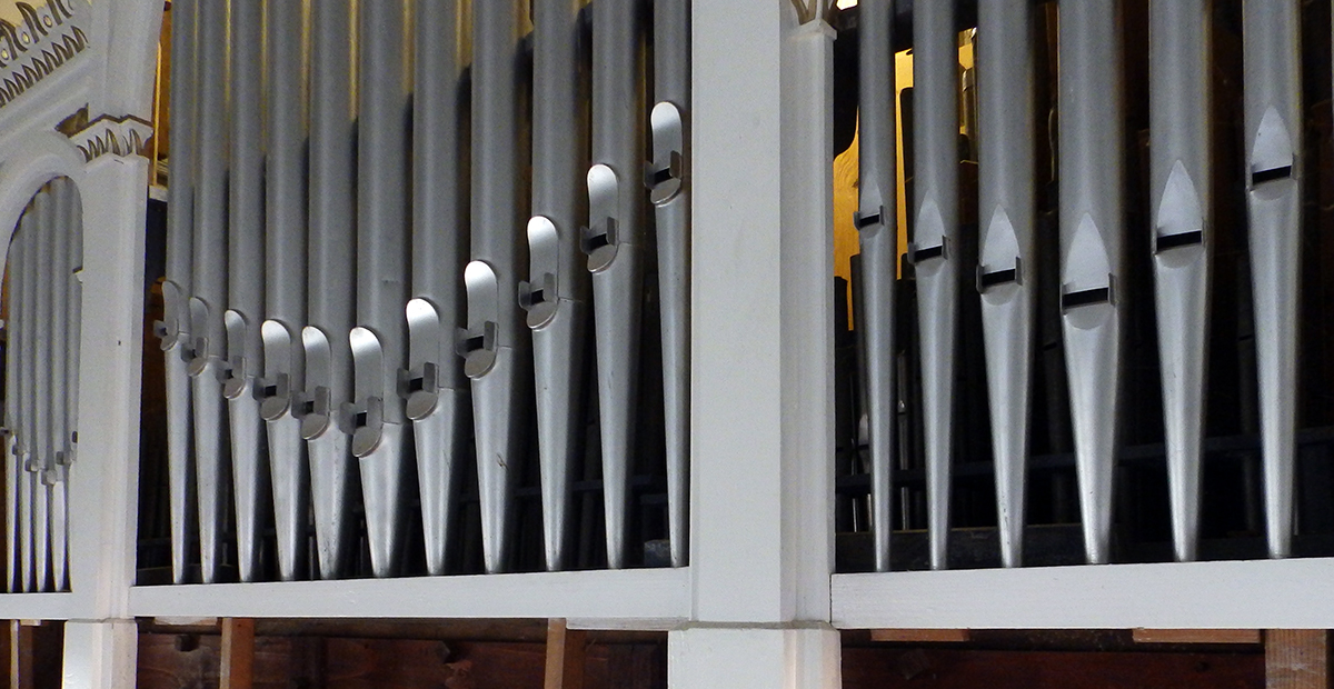 Heerwagen-Orgel (1861) in der Dorfkirche Weischütz-Laucha