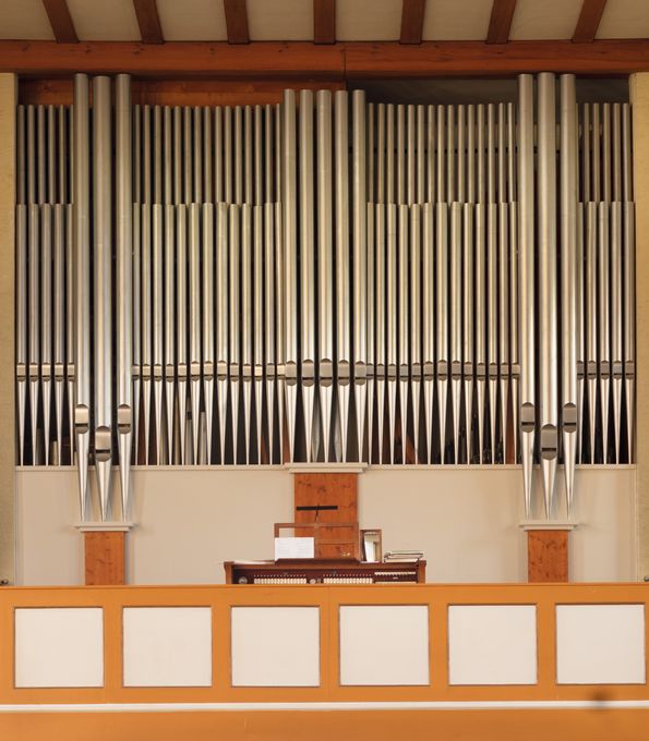 Walcker-Orgel (1936) in der Christuskirche Hemsbach (Baden-Württemberg)
