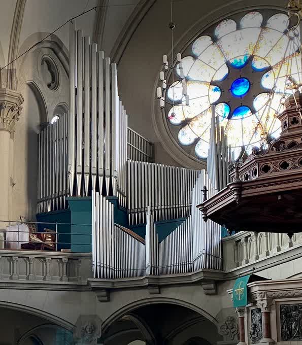 Steinmeyer-Orgel von 1932 in de Lukaskirche München (Bayern)